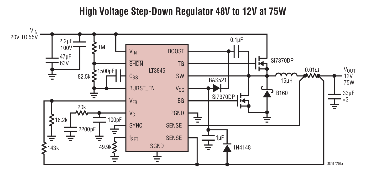 12v dc to 72v dc converter circuit diagram